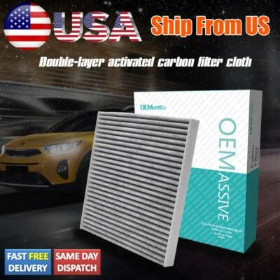 Filtro de aire de cabina de carbón activado para Dodge Pontiac Toyota Tacoma 87139-YZZ09 Foto 1 de 4