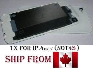 Back Plate Battery Housing Cover Glass Replacement for iPhone 4 WHITE iphone4 4G - Photo 1 sur 1