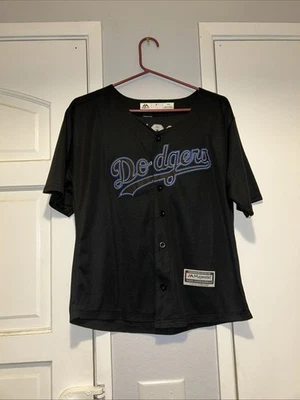 Camiseta deportiva auténtica Majestic Cool Base LA Dodgers Clayton Kershaw #22 mediana para mujer Foto 1 de 4