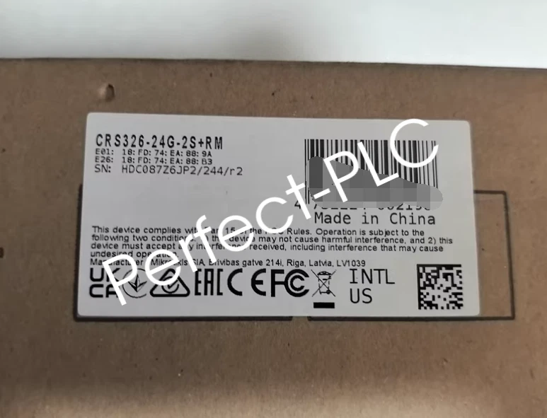 One MikroTik CRS326-24G-2S+RM Brand New Expedited Shipping DHL FEDEX UPS - Image 1 of 1