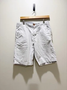 J CREW Herren Club Short hellgrau blau Baumwolle klassisch Freizeit adrett Größe 31 - Bild 1 von 7
