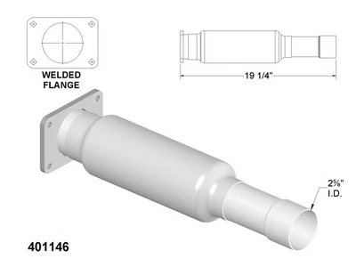 Catalytic Converter for 2001-2004 Buick Park Avenue - Image 1 of 2