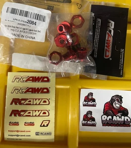 RC AWD 4 piezas kit de actualización coche rc (calcomanías) accesorio de actualización pro - Imagen 1 de 2