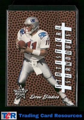 1999 Leaf Rookies & Stars #SS-3 Drew Bledsoe Statistical Standouts #/1250 - Image 1 of 2