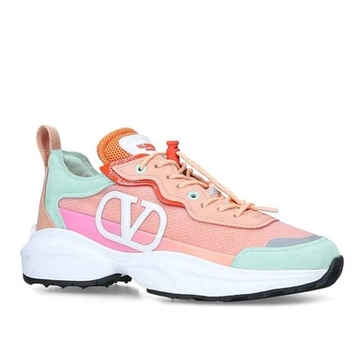 Zapatillas bajas Valentino Shegoes Vlogo con cordones pastel como nuevas talla 37,5 EE. UU. 7,5 Foto 1 de 4