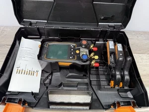 Testo 550s Smart Digital Manifold Kit with 2 x Wireless Testo 115i Pipe Clamp - Picture 1 of 13