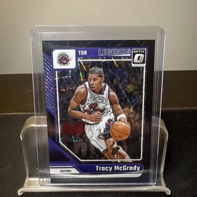 2024-25 Panini Donruss Optic Tracy McGrady Black Velocity Legends/39 Raptors Foto 1 de 2