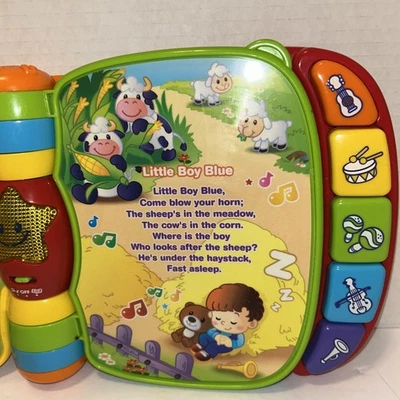 VTech Musical Rhymes Book, Songs, Melodies, Sounds & Phrases 6-36 Months - Image 1 of 4