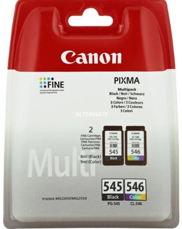 Canon PG-545 + CL-546 Original Multipack für PIXMA MG2950 - Bild 1 von 1