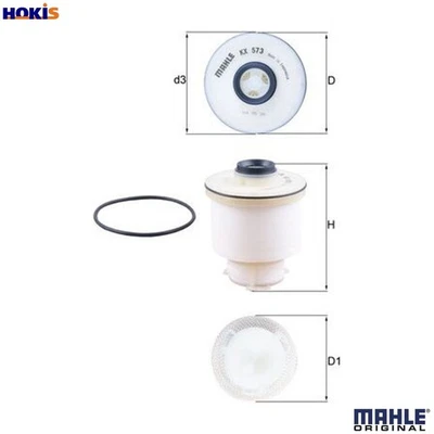 FUEL FILTER KX 573D FOR TOYOTA SW4/HILUX FORTUNER 1GD-FTV 2.8L 1KD-FTV 3.0L 4cyl - Image 1 of 4