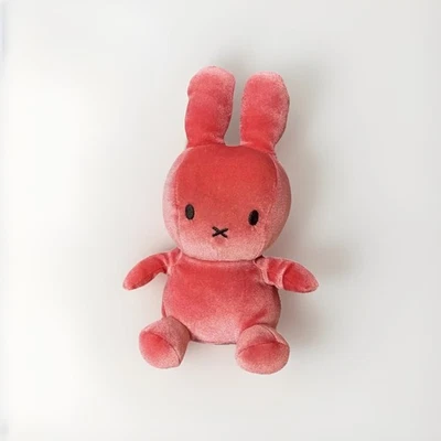Miffy Pink Velvet Soft Toy Plush Rabbit Nijntje Good Condition - Image 1 of 4