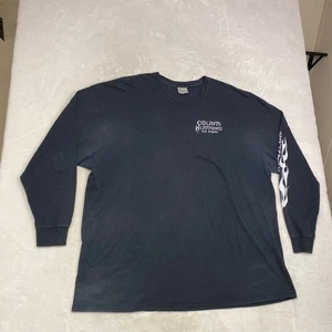 Counts Kustoms Las Vegas Long Sleeve T-Shirt Flame Cross Graphic Black 4XL - Picture 1 of 8