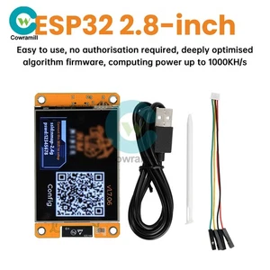 Portable Bitcoin Solo Lottery Miner 1000KH/s TypeC WiFi ESP32-D0WD Mining Device - Picture 1 of 13