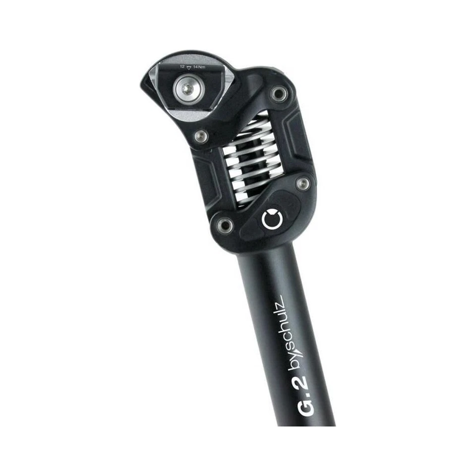 By.Schultz G.2 ST Federsattelstütze Ø 31,6mm, Länge 450mm, Feder Standard – Schwarz