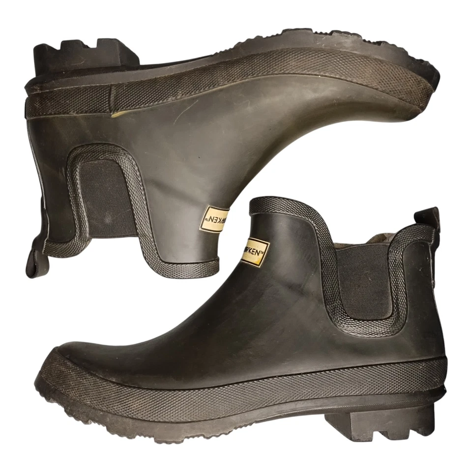 Botas Chelsea Smith & Hawken para mujer talla 9 negras sintéticas impermeables Foto 1 de 4