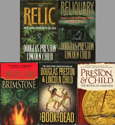 Agent Pendergast Crime Thriller Mystery Lot of 5 Paperback by Preston & Child Foto 1 de 4
