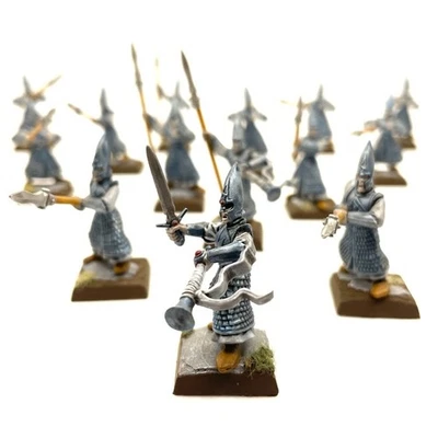 High Elf Warriors Regiment 14 Painted Miniatures Spearmen Warhammer - Image 1 of 4