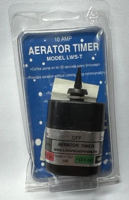 Interruptor de palanca temporizador aireador Leisure Elect LWS-T Livewell 3 posiciones 10 amperios barco Foto 1 de 2