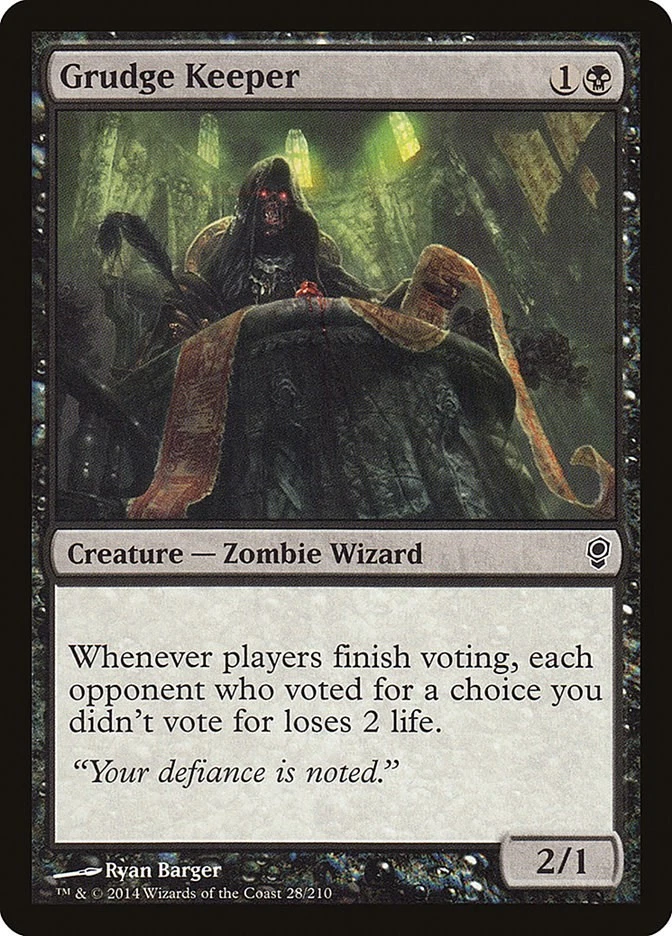 Grudge Keeper 28 LP Normal Conspiracy MTG EN - Image 1 of 1