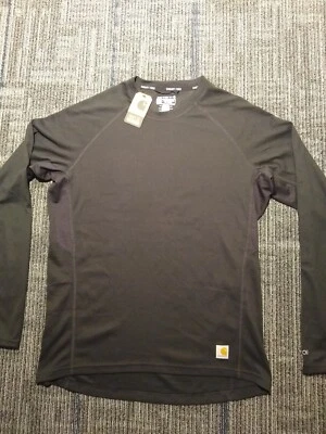 Top térmico Carhartt Force peso medio waffle capa base cuello redondo para hombre grande NUEVO  Foto 1 de 4
