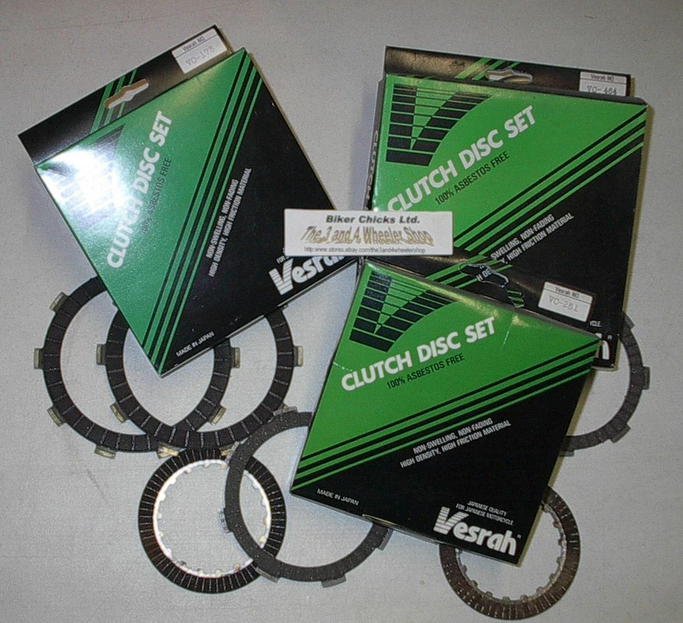 Juego de placas de embrague VESRAH YAMAHA 12-13 YFZ450 / HECHO EN JAPÓN Foto 1 de 1