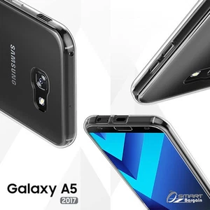 Clear TPU Gel Jelly Rubber Soft Skin Case Cover For Samsung Galaxy A5 2017 - Picture 1 of 2