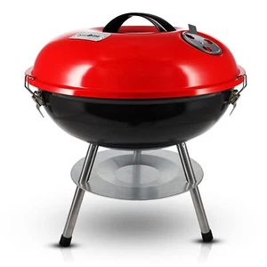 Gas One 14-inch Portable Barbecue Grill with 3-Point Locking Lid for Heat Prese - Picture 1 of 8