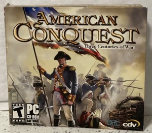 American Conquest: Three Centuries of War for Windows PC CD ROM 2002 Sealed NTSC - Picture 1 of 11