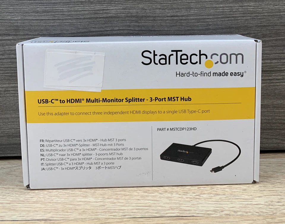 ✅NUEVO ADPT STARTECH .COM MSTCDP123HD 📦 Foto 1 de 4
