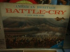 '60's American Heritage BATTLE-CRY, a Civil War Game Milton Bradley