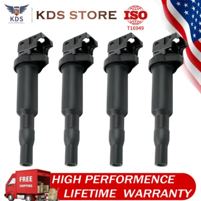 4PCS UF592 Ignition Coil Fit For BMW 228i 320i 328i 428i 528i 535i Foto 1 de 4