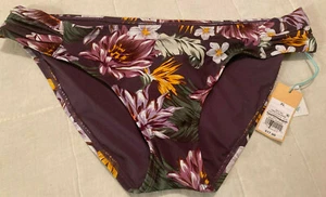 Kona Sol Women NWT Multi Color XL Extra Large Hipster Pull On Bikini Bottom - Picture 1 of 8