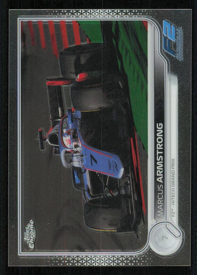 2022 Topps Chrome Formula 1 #136 Marcus Armstrong CAR - Image 1 of 2