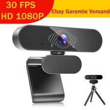 HD Webcam 1080P Web Kamera USB 2.0 Mit Mikrofon für PC Laptop Computer DE