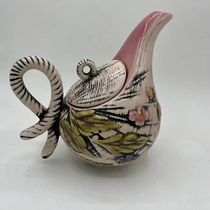 Hull Teapot And Lid Blossom Flite Vintage England Art Pottery ca. 1955 - Picture 1 of 11