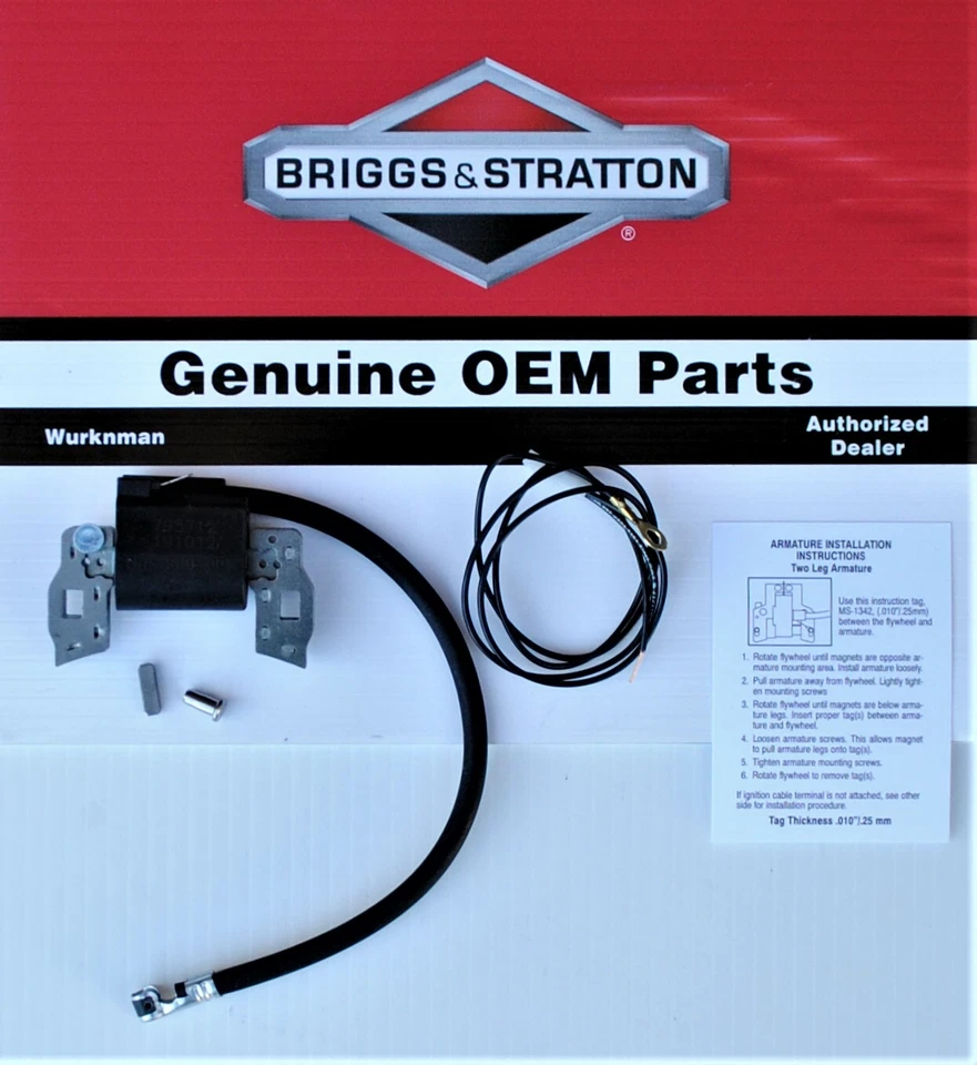 Bobina de encendido magnética de armadura genuina OEM Briggs & Stratton 397358 Foto 1 de 1