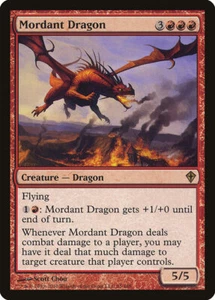 2x Mordant Dragon - Foil Worldwake LP MTG - Picture 1 of 1