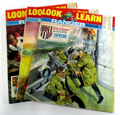 3x Look and Learn Incorporating Ranger Magazines Vintage No's 374-376 March 1969 - Image 1 of 4