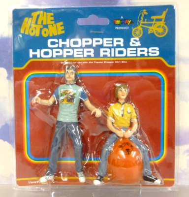 TOYWAY 1/12 1970'S RALEIGH CHOPPER BIKE BICYCLE & SPACE HOPPER RIDER FIGURES - Image 1 of 3