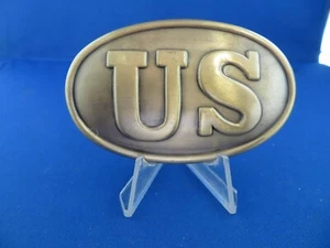 Vintage US Union Civil War Belt Buckle  USA REENACTMENT LOT A - Picture 1 of 2