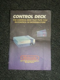 Mazo de control de consola Nintendo NES SOLO manual de instrucciones