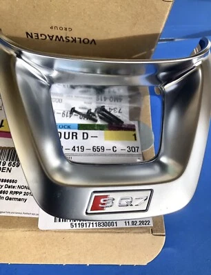 Вставка летающий кэш Audi SQ7 Q7 quattro значок эмблема оригинальный 4M0419659C3Q7 - Изображение 1 из 4