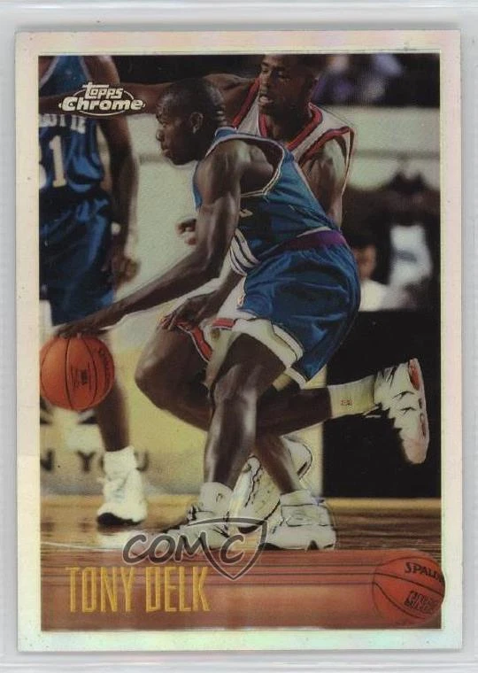 1996-97 Topps Chrome Refractor Tony Delk #155R Rookie RC