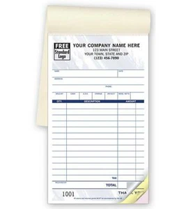 250 Multi-Purpose Med. Sales Form / 4.18" x 7"  / Nebs Deluxe 2509T-2 - Picture 1 of 1