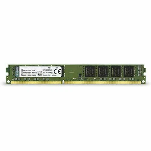 Kingston Memoria per PC ValueRAM 8 GB Ddr3-1333 Pc3-10600 Cl9 (kvr1333d3n9/8g)