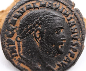 Roman Imperial | Galerius | AE Follis | 308 CE | Alexandria | GENIO IMPERATORIS - Picture 1 of 8