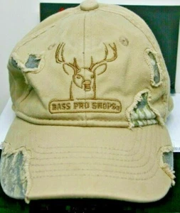 Bass Pro Shops torn and Tattered Look Toddler Ball cap hat - Picture 1 of 4