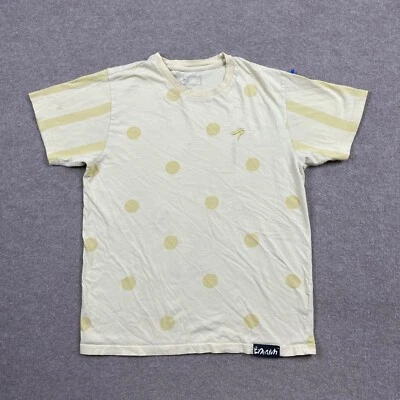 Camisa Pink Dolphin Para Hombre Talla M Amarilla Manga Corta Polkadot AOP Streetwear Camiseta Foto 1 de 4