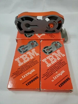 3 IBM Lexmark 1299095 Typewriter High Yield Correctable Film Ribbons - Image 1 of 3