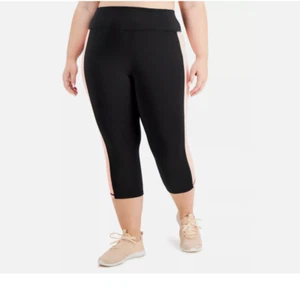 Ideology Womens Activewear Plus Size Colorblock Capri Leggings, 3X - Picture 1 of 2